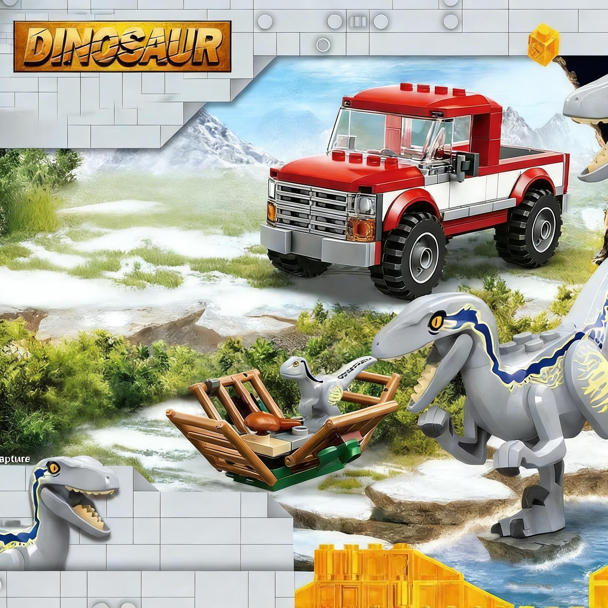 World park Spinosaurus and Quetzalcoatlus AerialMission Building Block Set Scale Model Assembly Toys Playsets Kids Children Gift Presents
World park Spinosaurus and Quetzalcoatlus AerialMission Building Block Set Scale Model Assembly Toys Playsets Kids Children Gift Presents