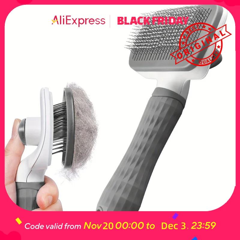Self Cleaning Slicker Brush for Dogs and Cats Pet Grooming Tool for Shedding and Tangled Hair Removal белый
Self Cleaning Slicker Brush for Dogs and Cats Pet Grooming Tool for Shedding and Tangled Hair Removal белый