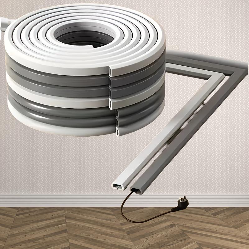1pc Self-Adhesive PVC Cable Management Tube, Invisible Floor Wire Cover for Desk, Wall & Floor Installation, Home Decor Cable Concealment Channel Semicircle сірий колір
1pc Self-Adhesive PVC Cable Management Tube, Invisible Floor Wire Cover for Desk, Wall & Floor Installation, Home Decor Cable Concealment Channel Semicircle сірий колір