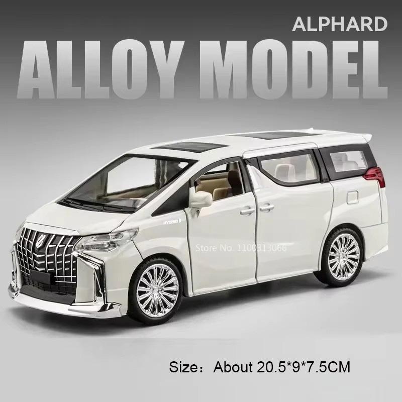 1:24 Highlander Alphard Мініатюрні іграшкові машинки Моделі Металеві Литі Двері Відкриваються Звук Світло Машинки з Відтяжкою для Дітей Подарунки
1:24 Highlander Alphard Мініатюрні іграшкові машинки Моделі Металеві Литі Двері Відкриваються Звук Світло Машинки з Відтяжкою для Дітей Подарунки