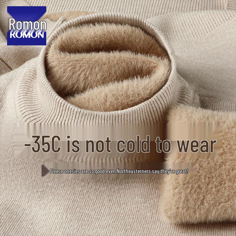 Men s 2026 Thickened Plush Sweater: One-Piece, Half-High Collar, Warm Winter Knit M for 90-115 Jin
Men s 2026 Thickened Plush Sweater: One-Piece, Half-High Collar, Warm Winter Knit M for 90-115 Jin