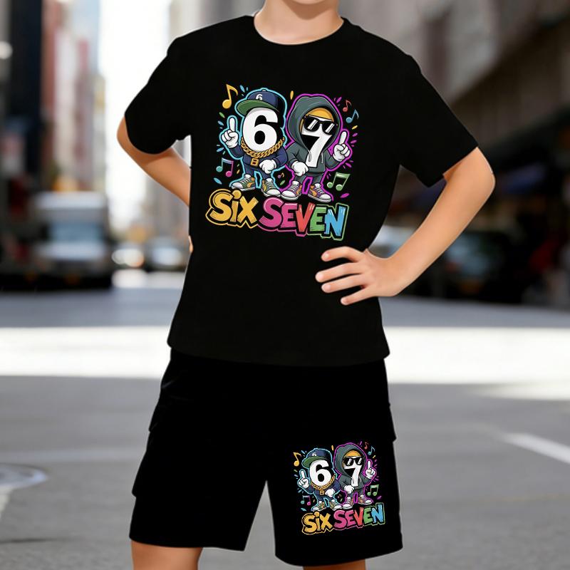 Boys 2 Piece Digital 67 Meme Printed Outfit, Short Sleeve T-Shirt and Shorts Set for Kids Age 5-14,Black and White Sporty Casual Summer Clothes 5-6 Years чёрный
Boys 2 Piece Digital 67 Meme Printed Outfit, Short Sleeve T-Shirt and Shorts Set for Kids Age 5-14,Black and White Sporty Casual Summer Clothes 5-6 Years чёрный