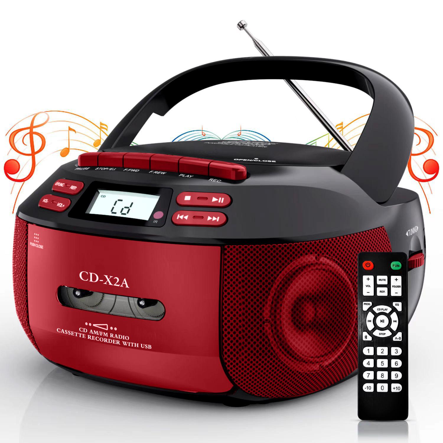 Портативный CD-плеер Boombox CD-кассета Bluetooth с FM-кассетой Student Learning U disk MP3 стерео музыкальный плеер синий
Портативный CD-плеер Boombox CD-кассета Bluetooth с FM-кассетой Student Learning U disk MP3 стерео музыкальный плеер синий