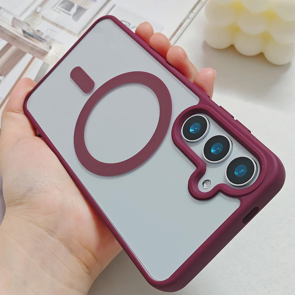 Frosted Magnetic Phone Case for Samsung Galaxy S26 Ultra S25 Edge S24 S23 FE S22 Plus for Magsafe A57 A37 A17 A07 A56 A36 Cover Galaxy S22+ 5G вина червоного кольору
Frosted Magnetic Phone Case for Samsung Galaxy S26 Ultra S25 Edge S24 S23 FE S22 Plus for Magsafe A57 A37 A17 A07 A56 A36 Cover Galaxy S22+ 5G вина червоного кольору
