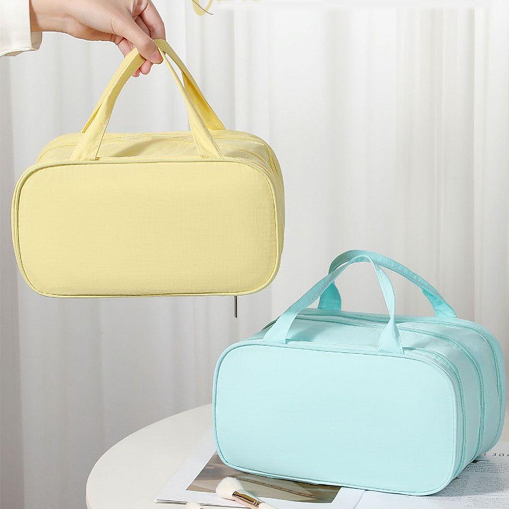 Waterproof Handheld Makeup Bag Large Capacity Toiletry Pouch Cosmetics Storage Bag Women жовтий
Waterproof Handheld Makeup Bag Large Capacity Toiletry Pouch Cosmetics Storage Bag Women жовтий