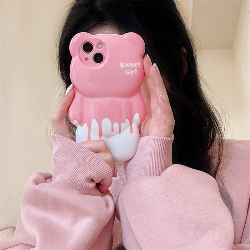Gradient Cream Pink Bear Anti-Fall Cartoon Soft Phone Case for Apple 14 Promax, 13, 12, 11. iPhone 12
Gradient Cream Pink Bear Anti-Fall Cartoon Soft Phone Case for Apple 14 Promax, 13, 12, 11. iPhone 12