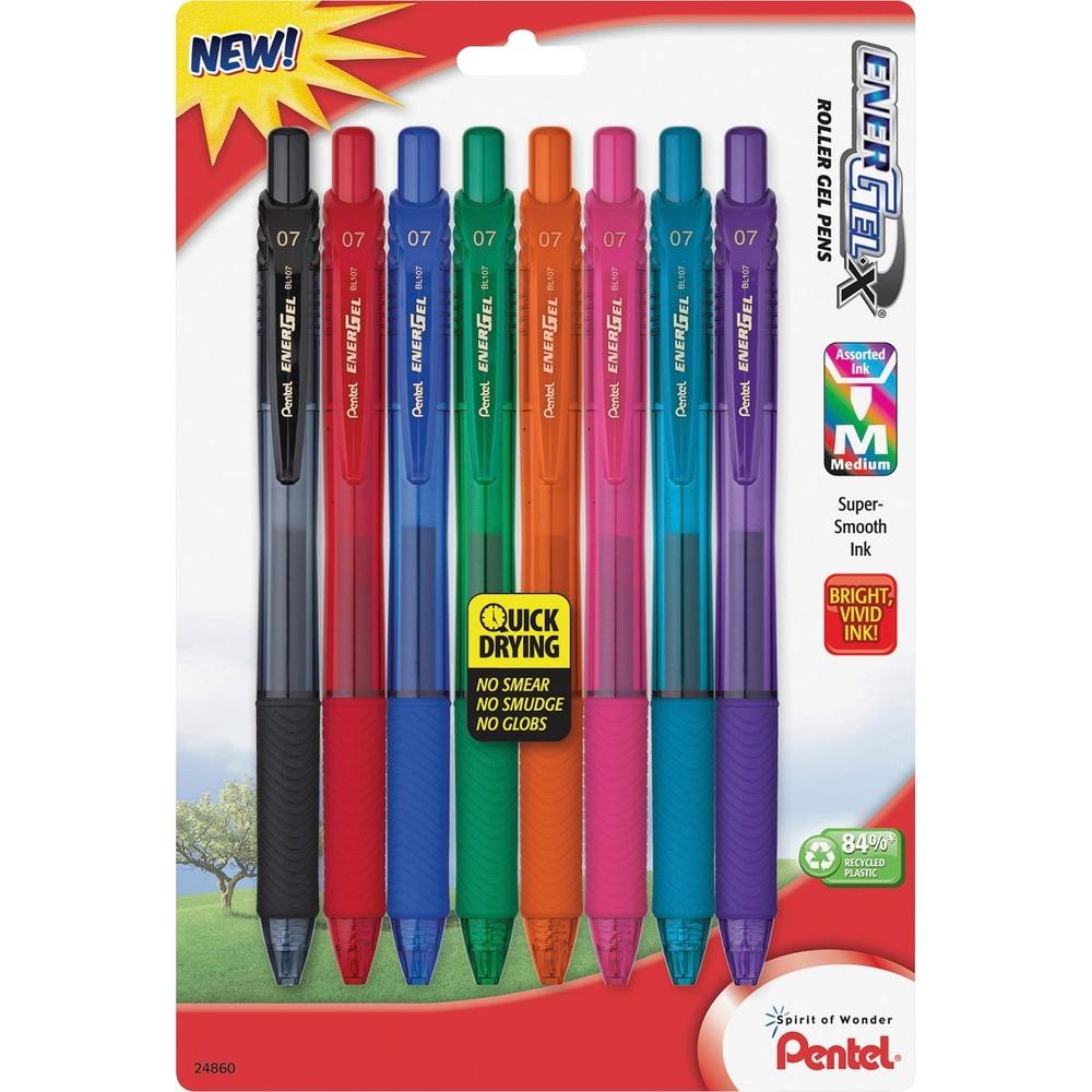 Retractable Gel Pens 0.7mm Smooth Ink Fast Drying Comfort Grip Assorted Colors Set of 8 United States
Retractable Gel Pens 0.7mm Smooth Ink Fast Drying Comfort Grip Assorted Colors Set of 8 United States
