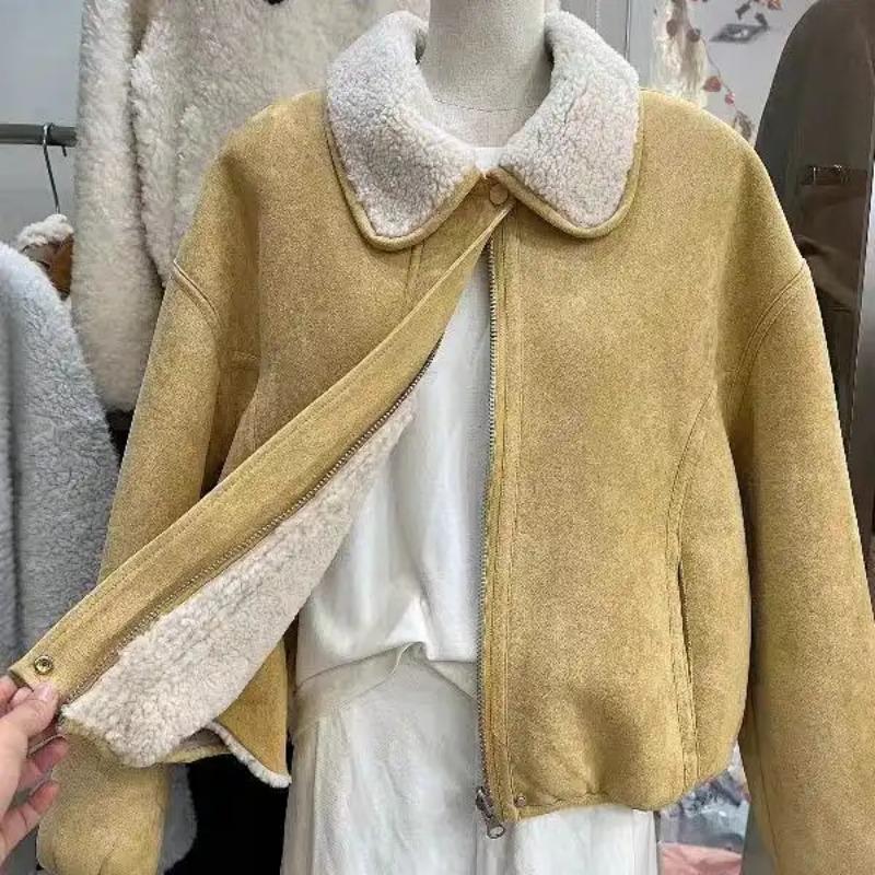 Пальто для женщин Куртка Осень Зима для женщин Утепленное Бархатное Меховой Воротник Ветровка Женская Свободное Повседневное Пальто S жёлтый
Пальто для женщин Куртка Осень Зима для женщин Утепленное Бархатное Меховой Воротник Ветровка Женская Свободное Повседневное Пальто S жёлтый