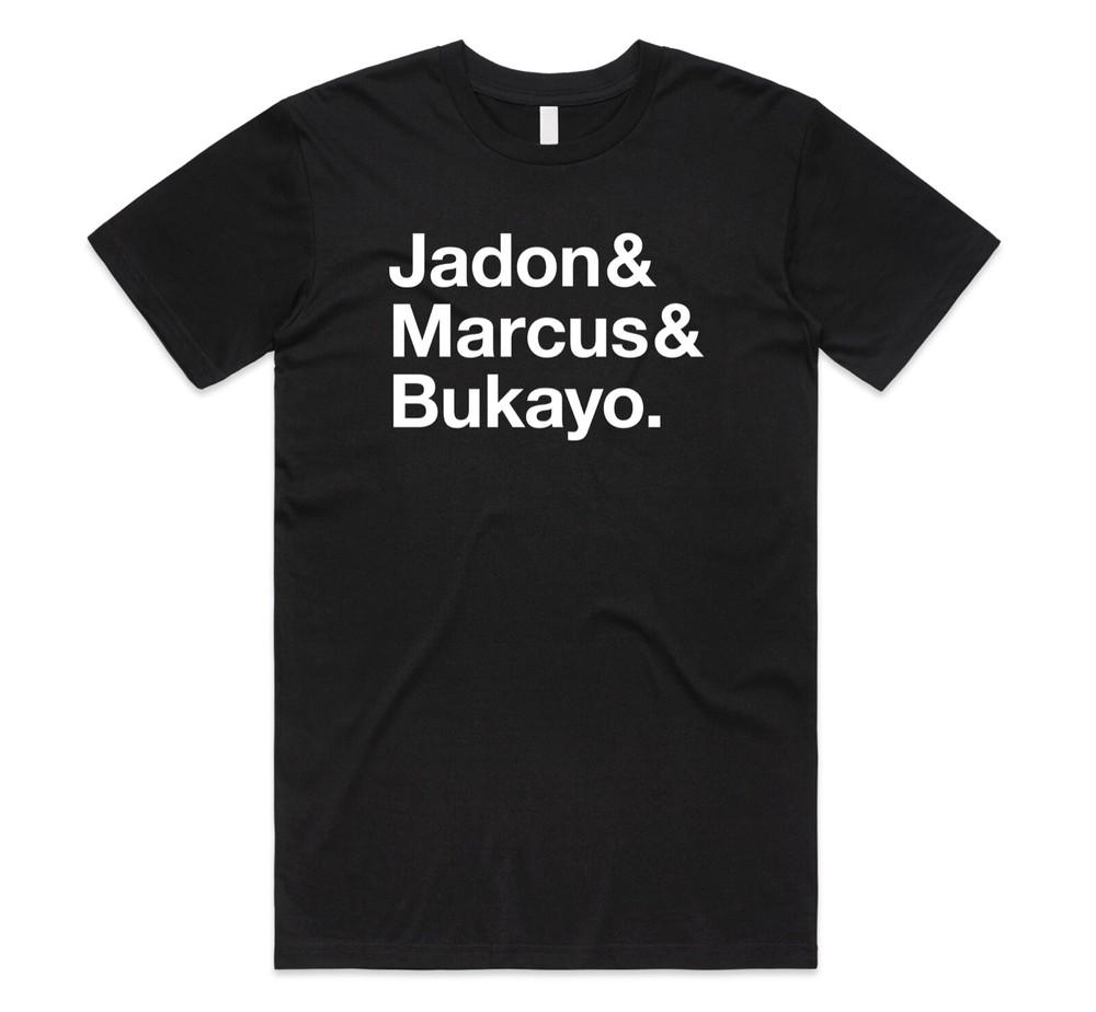 Jadon Marcus & Bukayo T-shirt Tee England Players Support 2020 Euros Final 4XL
Jadon Marcus & Bukayo T-shirt Tee England Players Support 2020 Euros Final 4XL