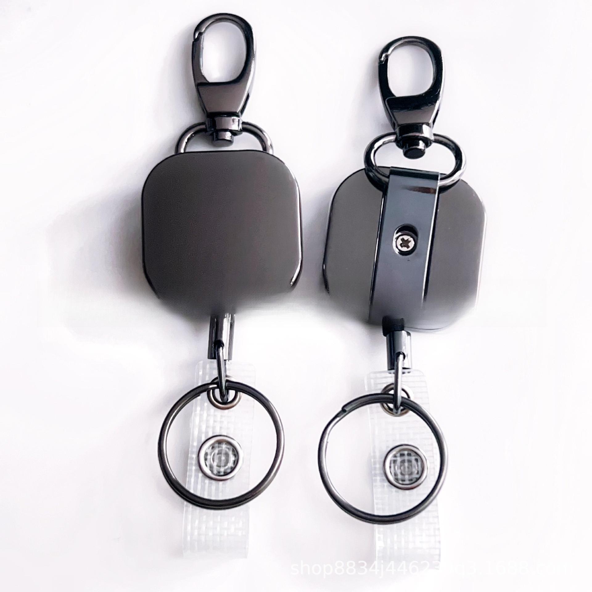 Heavy Duty Retractable Metal Wire Keychain Pull Badge Scroll ID Lanyard Name Tag Holder Outdoor Tool Gift Convenient Practical
Heavy Duty Retractable Metal Wire Keychain Pull Badge Scroll ID Lanyard Name Tag Holder Outdoor Tool Gift Convenient Practical