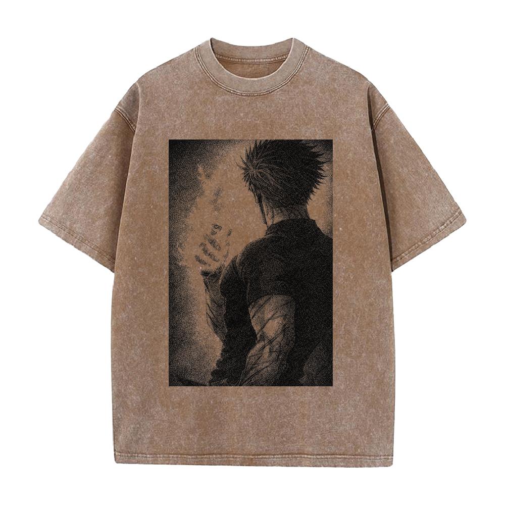 Jujutsu Kaisen Anime Printed T Shirt Gojo Satoru Washed Vintage T-shirt Men Clothing Summer Short Sleeve Cotton Tees Tops XXL коричневий
Jujutsu Kaisen Anime Printed T Shirt Gojo Satoru Washed Vintage T-shirt Men Clothing Summer Short Sleeve Cotton Tees Tops XXL коричневий