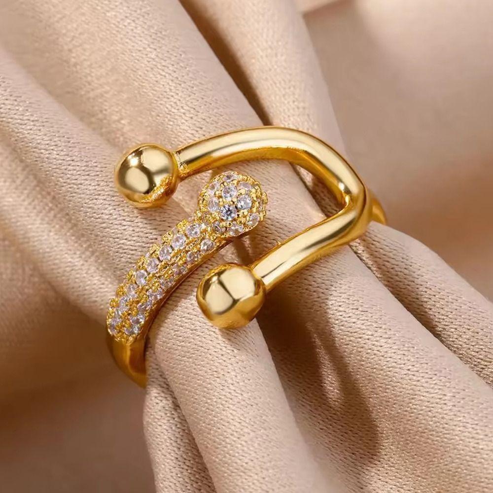 Micro Inlaid Zircon Copper Ring for Women Minimalist Jewelry Gift For Women Daily Wear золотий
Micro Inlaid Zircon Copper Ring for Women Minimalist Jewelry Gift For Women Daily Wear золотий