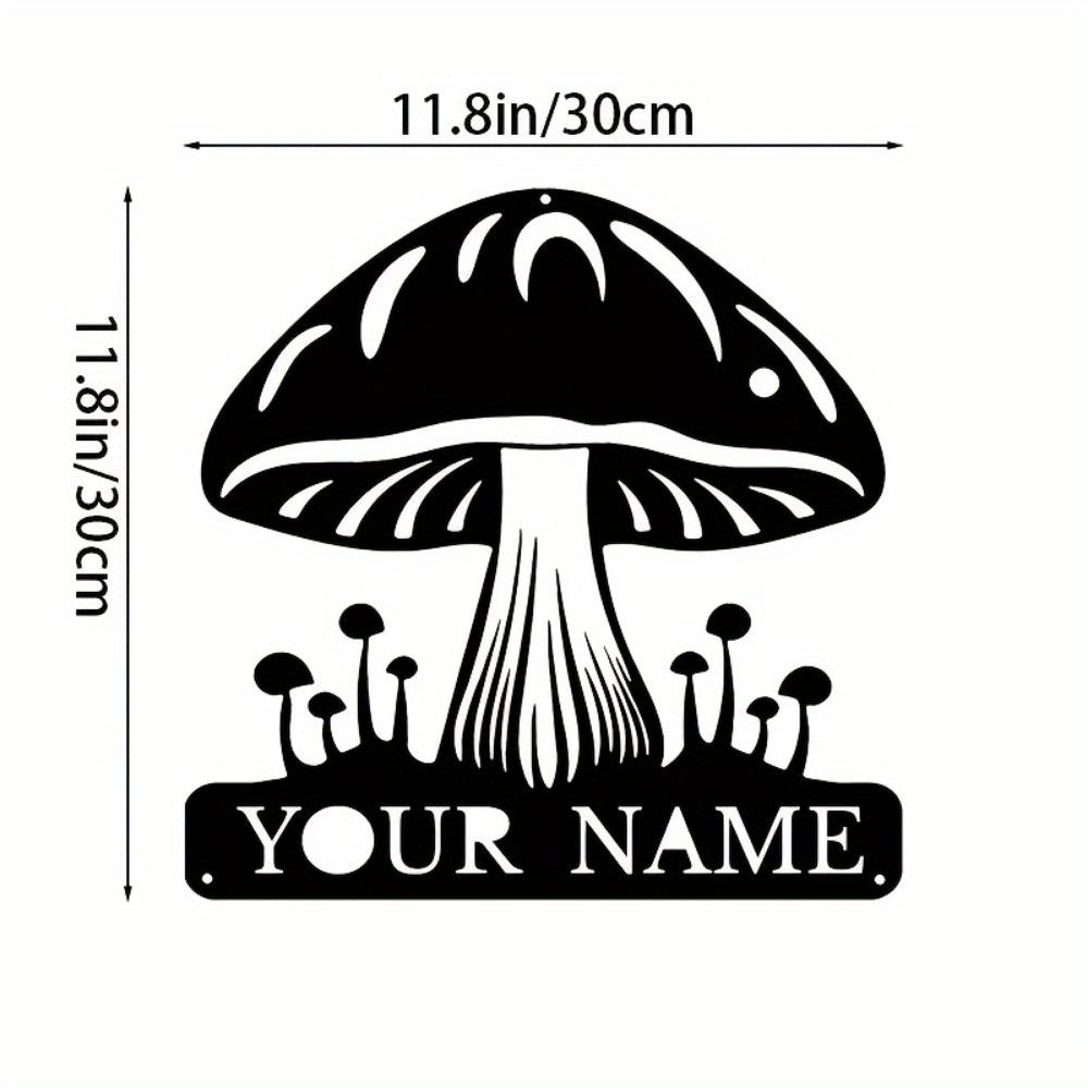 Metal Wall Art Mushroom Decor Custom Name Sign Indoor Outdoor Garden Porch Bedroom
Metal Wall Art Mushroom Decor Custom Name Sign Indoor Outdoor Garden Porch Bedroom