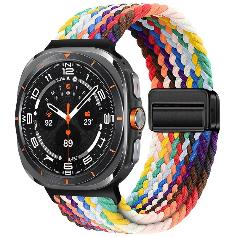 Magnetic Strap For Samsung Galaxy Watch Ultra 47mm Correa Nylon Loop Bracelet For Samsung Galaxy Watch Ultra Band Accessories Galaxy Ultra 47mm
Magnetic Strap For Samsung Galaxy Watch Ultra 47mm Correa Nylon Loop Bracelet For Samsung Galaxy Watch Ultra Band Accessories Galaxy Ultra 47mm