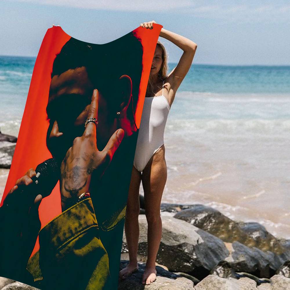 Rapper K-kwn famous Big Microfiber Beach Towels Quick Dry Towel Sand Beach Towels Pool Towel for Travel Swim Pool Yoga W40*H60(CM)
Rapper K-kwn famous Big Microfiber Beach Towels Quick Dry Towel Sand Beach Towels Pool Towel for Travel Swim Pool Yoga W40*H60(CM)
