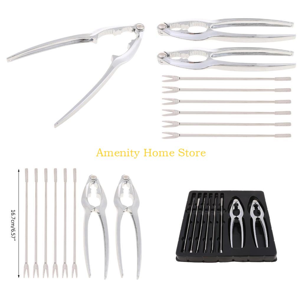 F26C 8pcs/set Shellfish Lobster Crackers Forks Seafood Tools Professional Nutcracker Pliers Kitchen Gadgets China Mainland
F26C 8pcs/set Shellfish Lobster Crackers Forks Seafood Tools Professional Nutcracker Pliers Kitchen Gadgets China Mainland