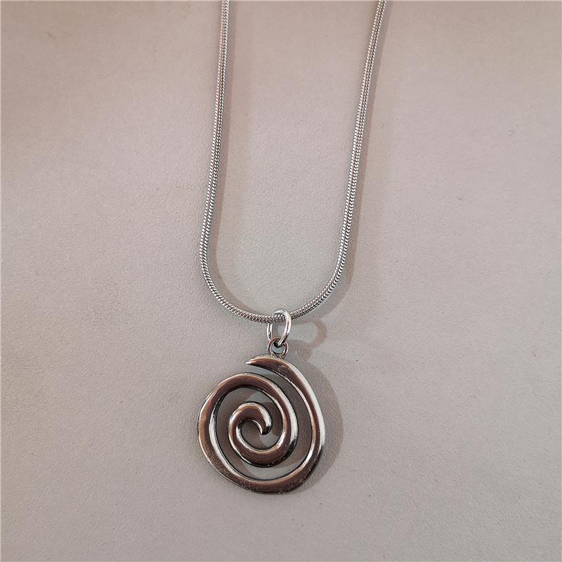 Punk Spiral Vortex Pendant Pink Rope Chains Snake Chain Necklaces Women Men Goth Grunge Aesthetic Vintage Y2K 2000s EMO Jewelry
Punk Spiral Vortex Pendant Pink Rope Chains Snake Chain Necklaces Women Men Goth Grunge Aesthetic Vintage Y2K 2000s EMO Jewelry