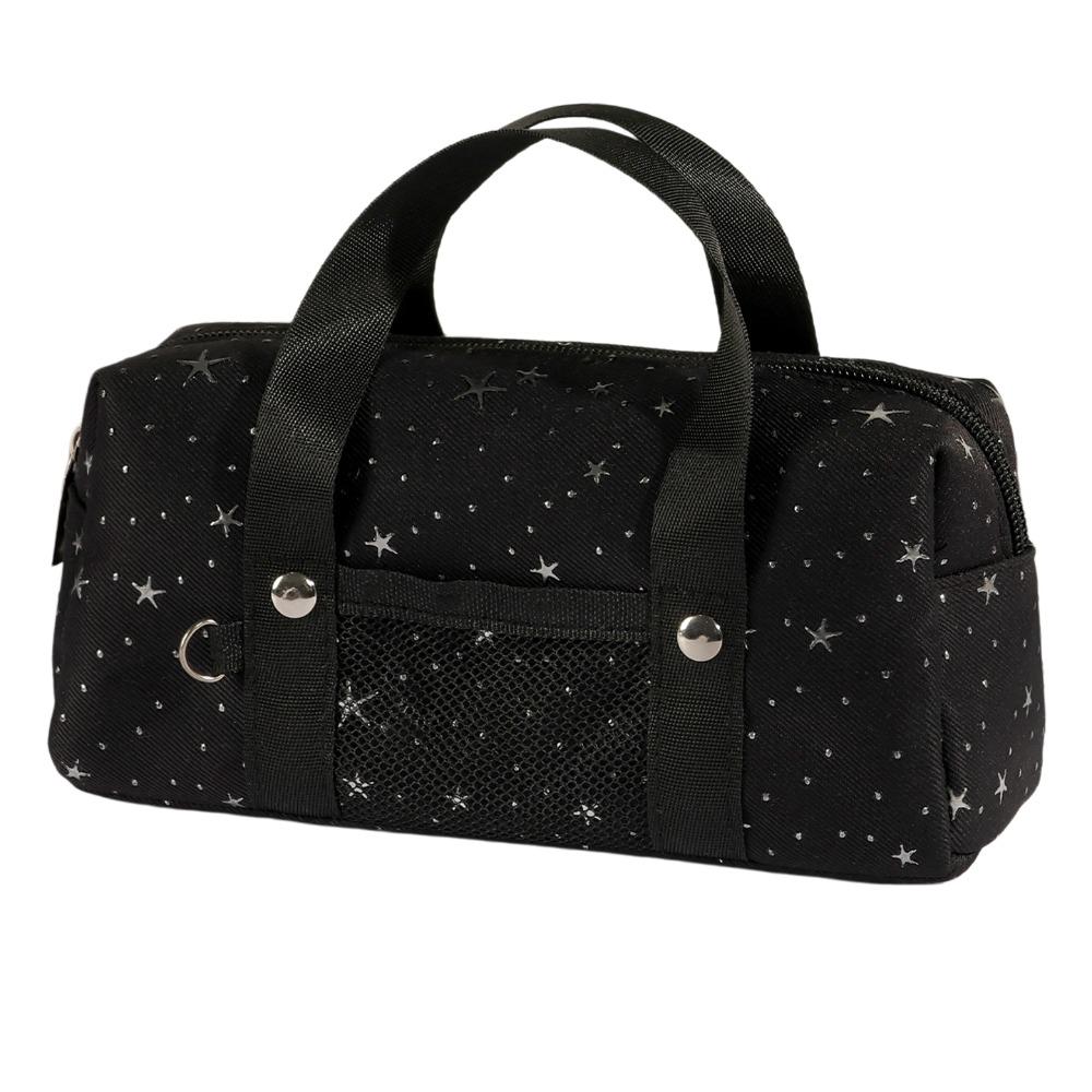 Handheld Star Dots Pencil Case Pencil Pouch Cloth Stationery Bag Korean Style Pen Bag Office StyleA Black
Handheld Star Dots Pencil Case Pencil Pouch Cloth Stationery Bag Korean Style Pen Bag Office StyleA Black