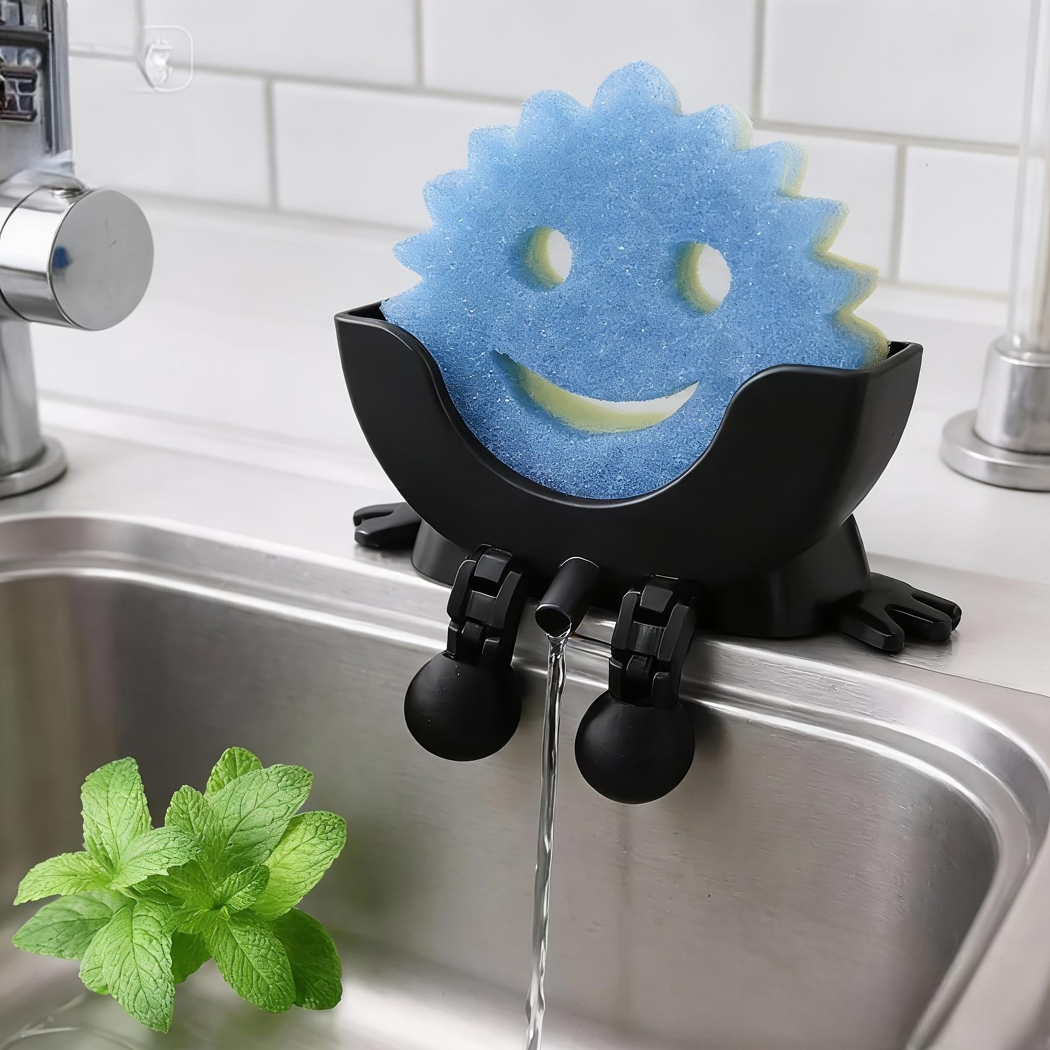 Kitchen Drain Rack Storage Holder for Home Kitchens Scrub Daddy Sponge Storage Box Holder Convenient Storage Innovative Design Space-Saving чёрный
Kitchen Drain Rack Storage Holder for Home Kitchens Scrub Daddy Sponge Storage Box Holder Convenient Storage Innovative Design Space-Saving чёрный