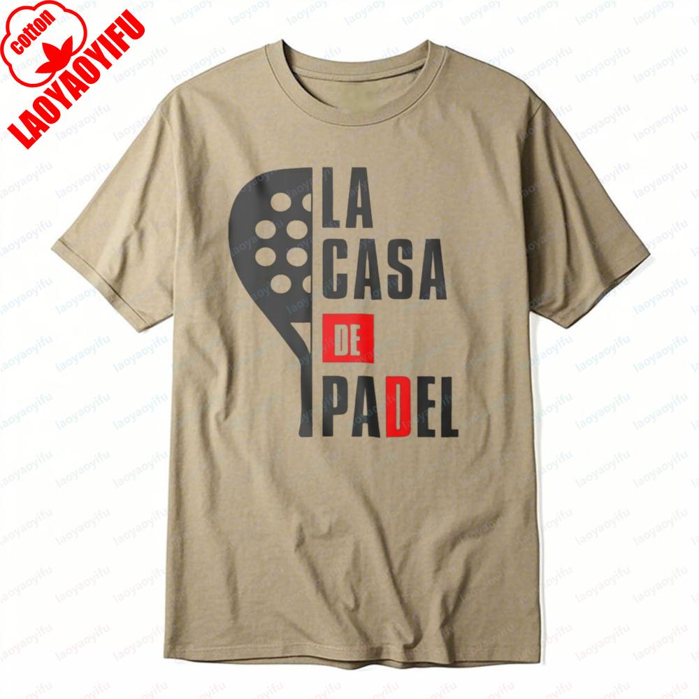La Casa De Padel Graphic Cotton Tee Vintage Classics Tennis Tops Casual Fashion Trendy Sport Style Tshirt Homme Outdoors Clothes S
La Casa De Padel Graphic Cotton Tee Vintage Classics Tennis Tops Casual Fashion Trendy Sport Style Tshirt Homme Outdoors Clothes S