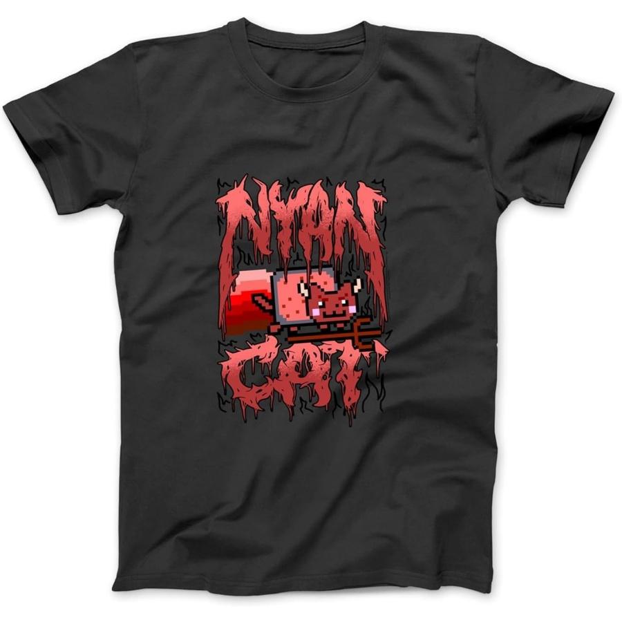 Nyan Cat Heavy Metal Devil Cat Funny Internet Meme Long Sleeve, T-Shirt, Sweatshirt, Hoodie for Men Women Kids Made in Canada Black XXXXXL різнокольоровий
Nyan Cat Heavy Metal Devil Cat Funny Internet Meme Long Sleeve, T-Shirt, Sweatshirt, Hoodie for Men Women Kids Made in Canada Black XXXXXL різнокольоровий