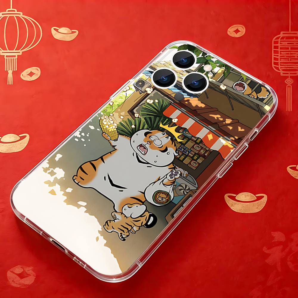 Cartoon Chinese Fat Tiger Transparent soft case for iPhone 17,16,15,14,13,12,11,Pro,Max,Plus, X,XS,XR,SE4,E Mini iPhoneXSMAX
Cartoon Chinese Fat Tiger Transparent soft case for iPhone 17,16,15,14,13,12,11,Pro,Max,Plus, X,XS,XR,SE4,E Mini iPhoneXSMAX