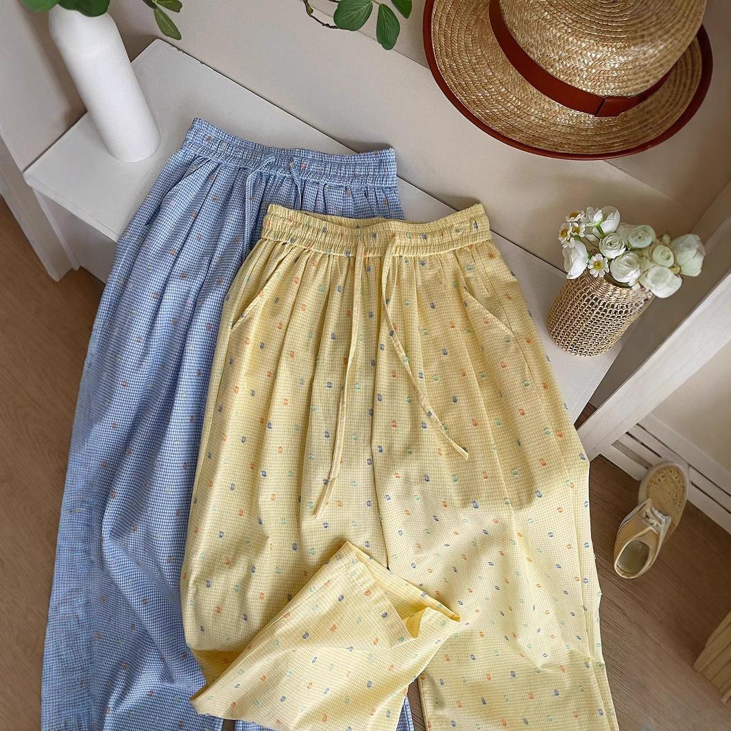 Petite Summer Dopamine Outfit: 150cm Loose Drapey Wide-Leg Pants with Wrinkled Texture XL (116-125 jin)
Petite Summer Dopamine Outfit: 150cm Loose Drapey Wide-Leg Pants with Wrinkled Texture XL (116-125 jin)