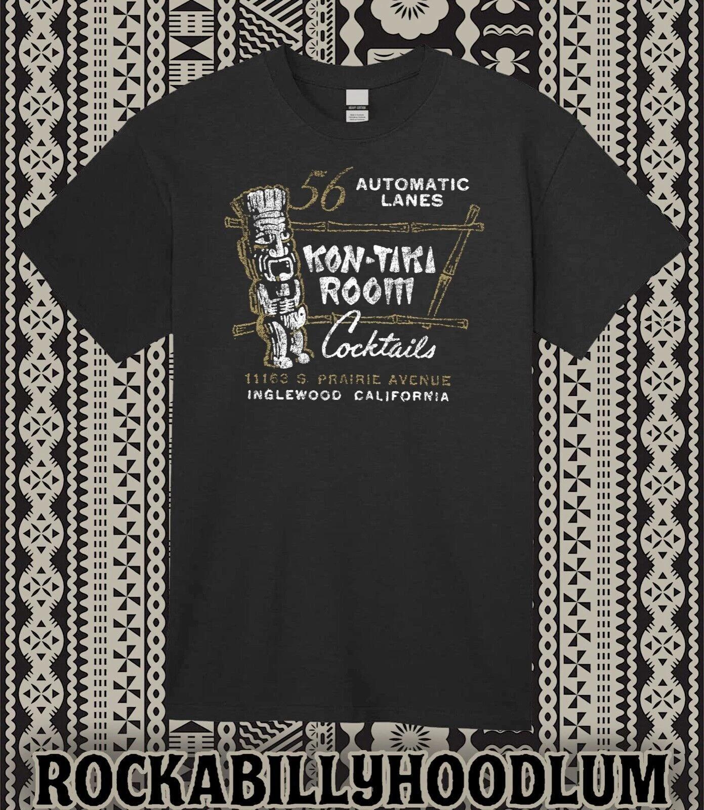 Retro Tiki Art Tee T Shirt Kon Tiki Room Bar Cocktail Lounge Bowling Alley CA L
Retro Tiki Art Tee T Shirt Kon Tiki Room Bar Cocktail Lounge Bowling Alley CA L