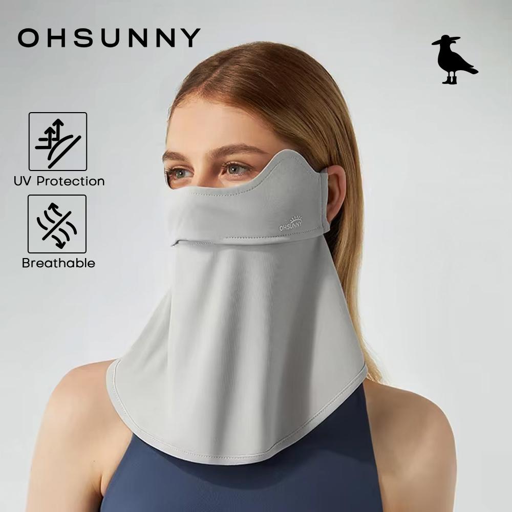 Ohsunny Sun Protective Scarf Neck Eye Full Protection Mask Women Solid Color Opening Breathable Facemask for Outdoors Cycling One Size
Ohsunny Sun Protective Scarf Neck Eye Full Protection Mask Women Solid Color Opening Breathable Facemask for Outdoors Cycling One Size