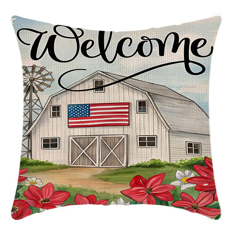 Ограниченная серия ко Дню независимости, наволочка с садовым принтом, новый продукт, украшение для дома, с ретро чехлом для диванной подушки 45 * 45Cm pillowcase
Ограниченная серия ко Дню независимости, наволочка с садовым принтом, новый продукт, украшение для дома, с ретро чехлом для диванной подушки 45 * 45Cm pillowcase