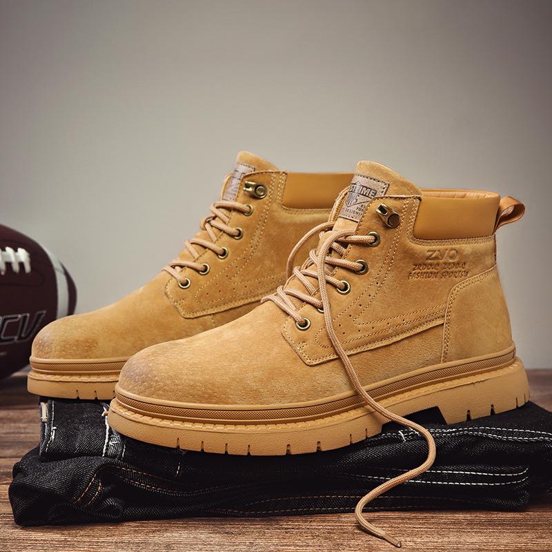 Martin boots men s rhubarb boots Korean version breathable leather boots men s high-top boots men s casual men s Martin boots medium tube 39
Martin boots men s rhubarb boots Korean version breathable leather boots men s high-top boots men s casual men s Martin boots medium tube 39