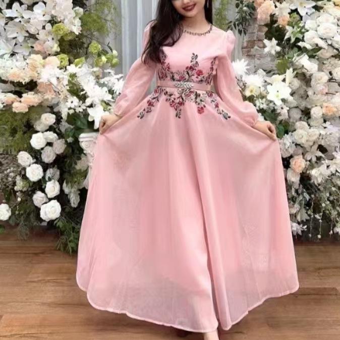 Women s High-End Autumn Mesh Beaded Long Sleeve Embroidery Fairy Dress XXL рожевий
Women s High-End Autumn Mesh Beaded Long Sleeve Embroidery Fairy Dress XXL рожевий