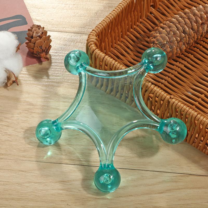 Ручные массажеры, Инструменты для глубокого массажа спины, 5-шариковый акупунктурный нежный самомассажер, Инструменты для массажа триггерных точек зелёный
Ручные массажеры, Инструменты для глубокого массажа спины, 5-шариковый акупунктурный нежный самомассажер, Инструменты для массажа триггерных точек зелёный