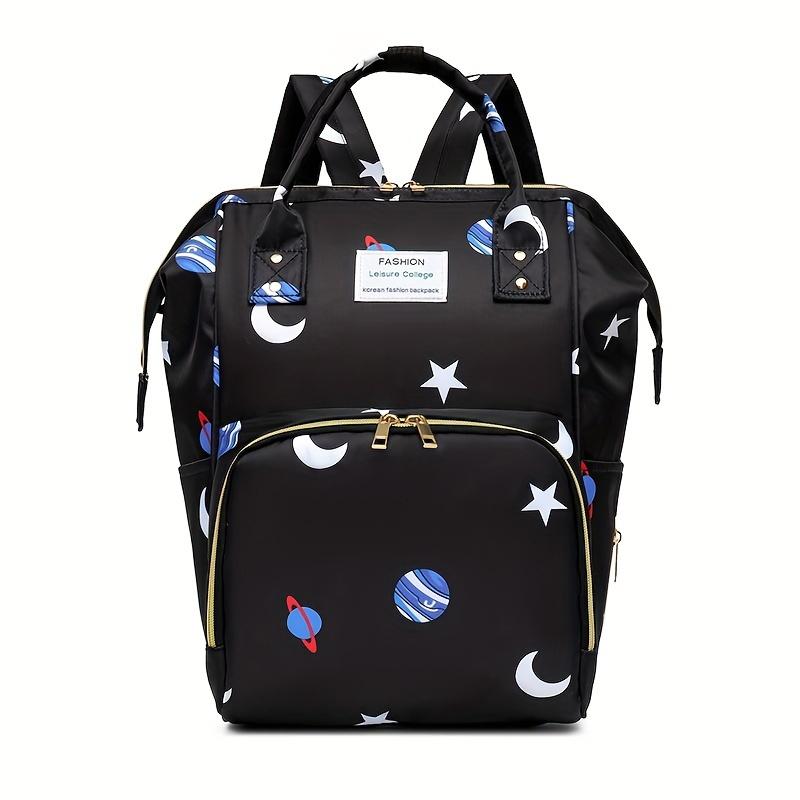 Большая вместимость женского рюкзака-тоут для подгузников - водостойкая ткань Оксфорд с утепленным слоем, чёрный
Большая вместимость женского рюкзака-тоут для подгузников - водостойкая ткань Оксфорд с утепленным слоем, чёрный