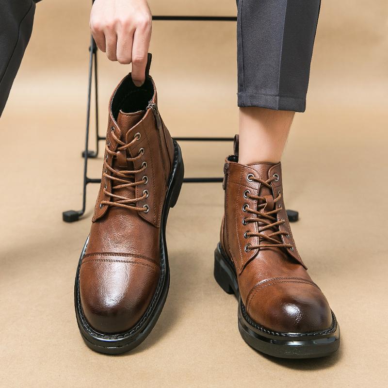 2025 Four Seasons High Top Versatile Retro Leather Shoes Big Head Men s Martin Boots Lace Up Lightweight Fashion Platform Casual Shoes 38 коричневый
2025 Four Seasons High Top Versatile Retro Leather Shoes Big Head Men s Martin Boots Lace Up Lightweight Fashion Platform Casual Shoes 38 коричневый
