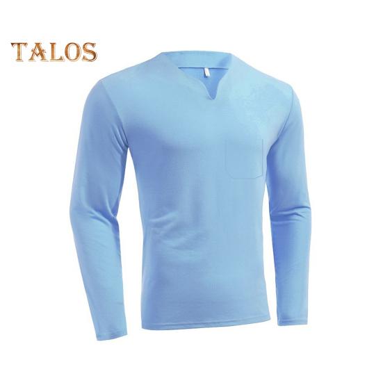 Осенне-весенний мужской спортивный топ, облегающий, с V-образным вырезом, эластичный, с длинными рукавами, однотонный, средней длины, для фитнеса, для ежедневной носки, рубашка XL светло-синий
Осенне-весенний мужской спортивный топ, облегающий, с V-образным вырезом, эластичный, с длинными рукавами, однотонный, средней длины, для фитнеса, для ежедневной носки, рубашка XL светло-синий