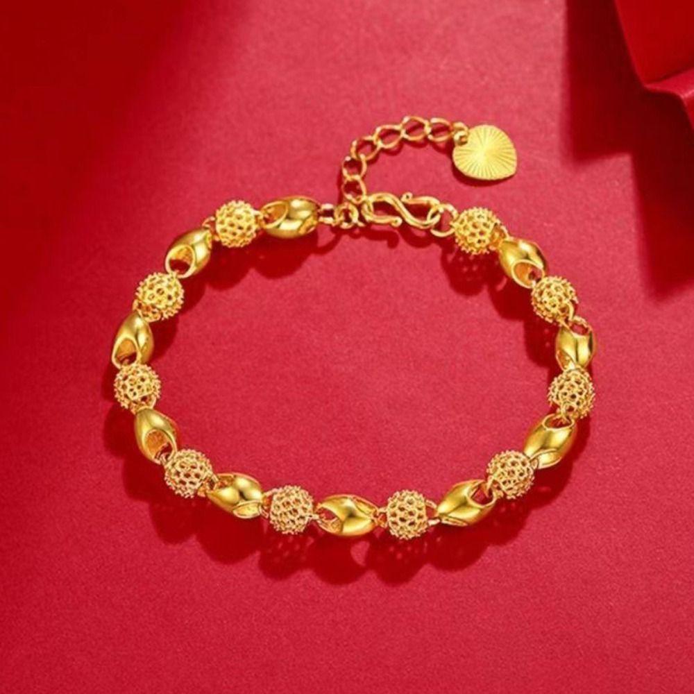 Vintage Imitation Gold Flower Bracelet Ornaments Chinese Style Bangles Hollow Bracelet Women Gifts Style 1
Vintage Imitation Gold Flower Bracelet Ornaments Chinese Style Bangles Hollow Bracelet Women Gifts Style 1