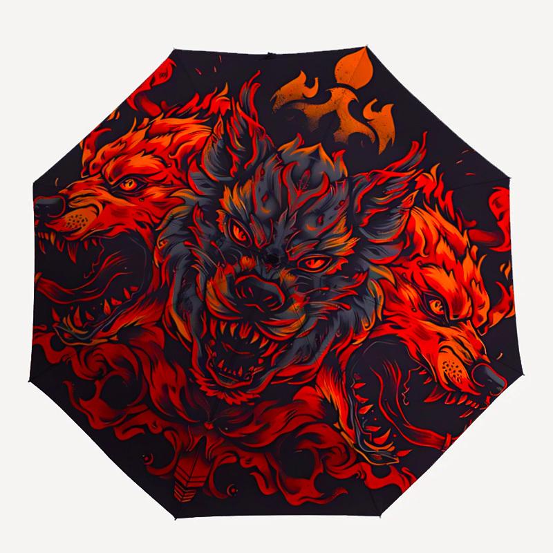 1pc Wolf Pack Flame Crest Automatic Umbrella High Quality Canopy, Portable Folding Umbrella with, Ideal Gift for - Travel, Everyday, Formal Events,
1pc Wolf Pack Flame Crest Automatic Umbrella High Quality Canopy, Portable Folding Umbrella with, Ideal Gift for - Travel, Everyday, Formal Events,