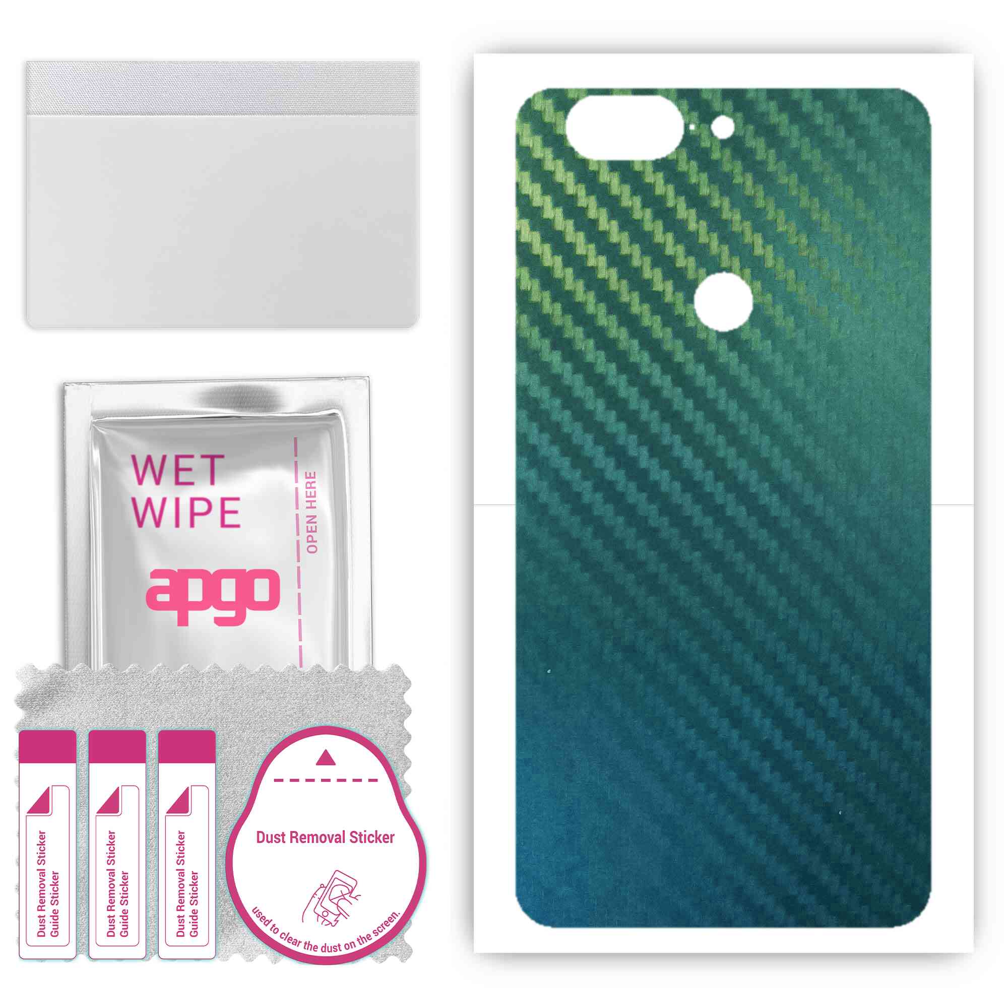 apgo Protective Skin Sticker for the back compatible with OnePlus 5T, Wrap Film, Foil, Vinyl - Pattern Carbon Chameleon CAKA1
apgo Protective Skin Sticker for the back compatible with OnePlus 5T, Wrap Film, Foil, Vinyl - Pattern Carbon Chameleon CAKA1