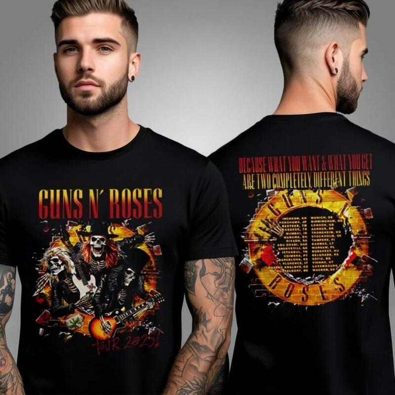 Guns N Roses Wacken 2025 Two-Sided T-Shirt High-end Luxury Is for Both Men and Women Top Y2k Summer 4XL
Guns N Roses Wacken 2025 Two-Sided T-Shirt High-end Luxury Is for Both Men and Women Top Y2k Summer 4XL