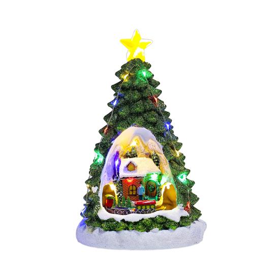 Christmas Tree Village Lighted Figurine with Spinning Santa Train Plays 8 Holiday Carols Hand-Painted Winter Scene Decor Gift for Friends A
Christmas Tree Village Lighted Figurine with Spinning Santa Train Plays 8 Holiday Carols Hand-Painted Winter Scene Decor Gift for Friends A