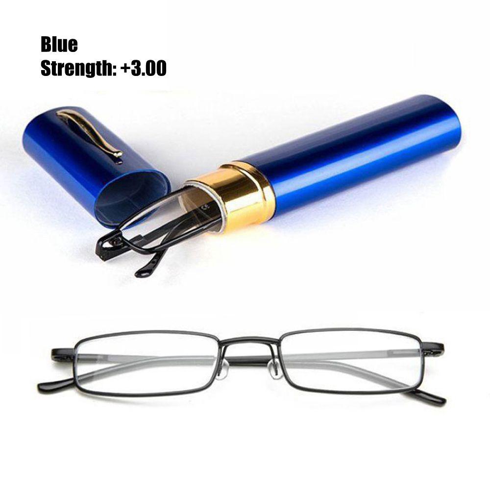 Tubes Case Unisex Stainless Steel Frame Resin Eyeglasses Reading Glasses Eyewear Elderly Glasses Strength-300
Tubes Case Unisex Stainless Steel Frame Resin Eyeglasses Reading Glasses Eyewear Elderly Glasses Strength-300