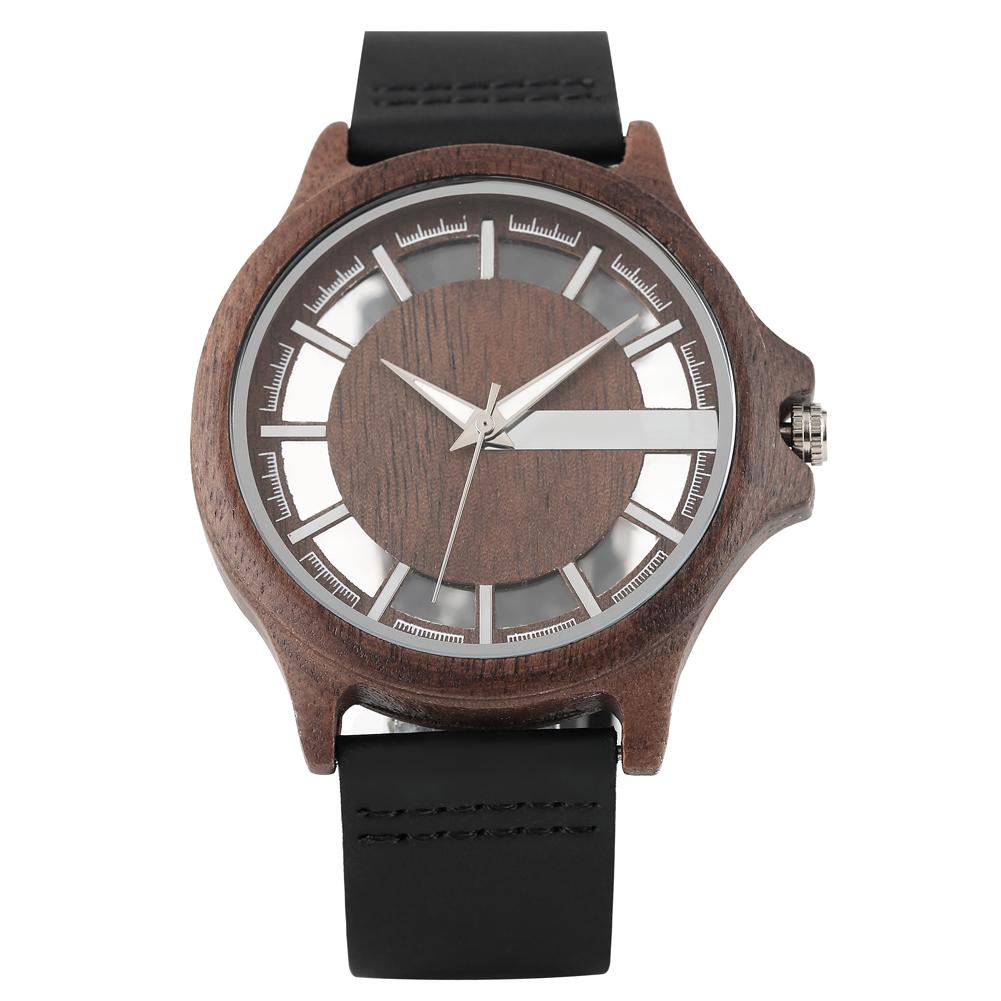 Ebony Wood Watch Men s Transparent Hollow Dial Wooden Watches Analog Timepiece Vintage Quartz Wrist Watch Clock Reloj de madera кофейный
Ebony Wood Watch Men s Transparent Hollow Dial Wooden Watches Analog Timepiece Vintage Quartz Wrist Watch Clock Reloj de madera кофейный