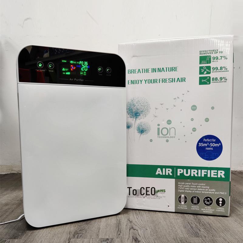 Home Air Purifiers: Bilingual, Odor Removal, UV & Negative Ion Tech, EU Standard
Home Air Purifiers: Bilingual, Odor Removal, UV & Negative Ion Tech, EU Standard