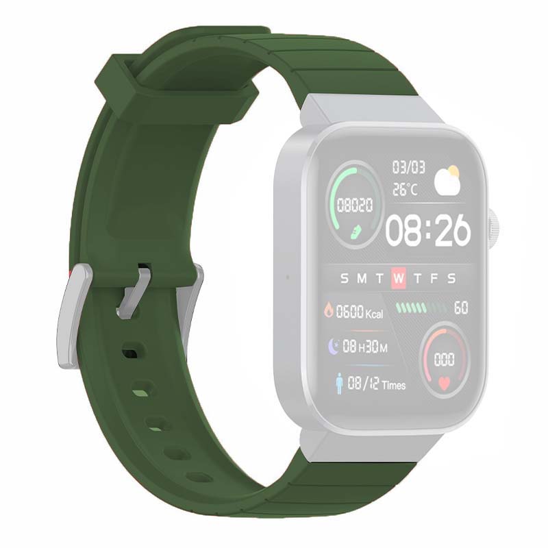 For Mibro Watch T1 Silicone Band Soft Replacement Watch Strap Army Green
For Mibro Watch T1 Silicone Band Soft Replacement Watch Strap Army Green