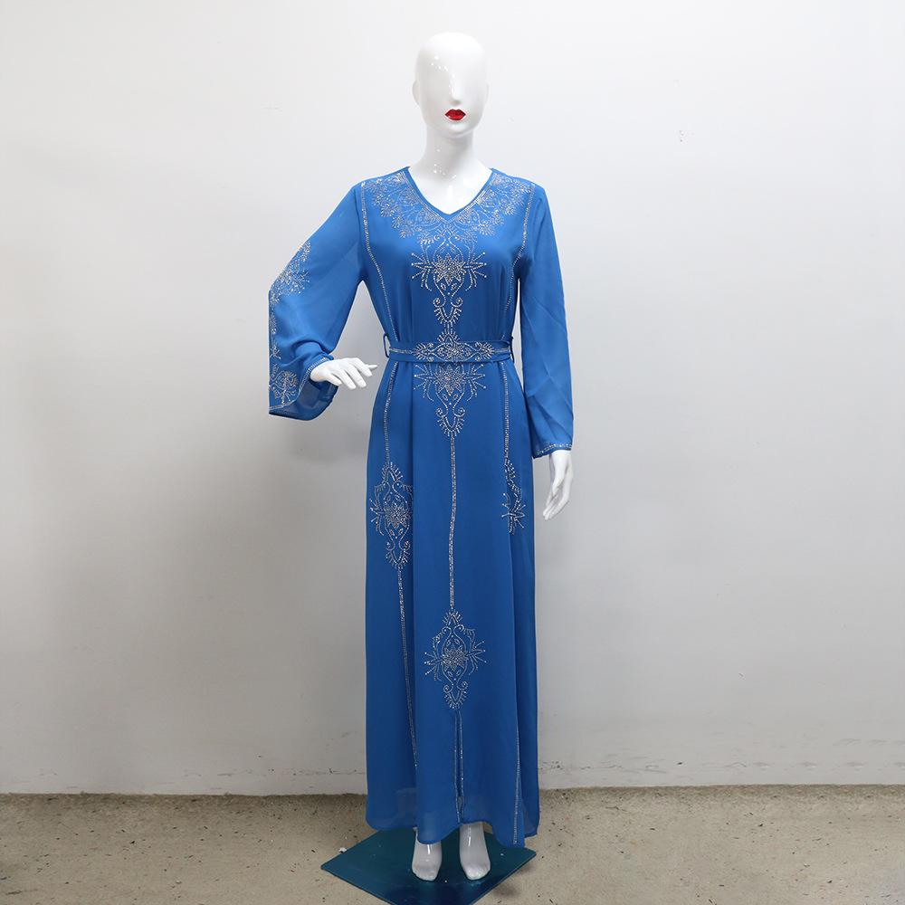 XQY500176 Elegant Summer Chiffon Rhinestone Evening Gown for Women XL синий
XQY500176 Elegant Summer Chiffon Rhinestone Evening Gown for Women XL синий