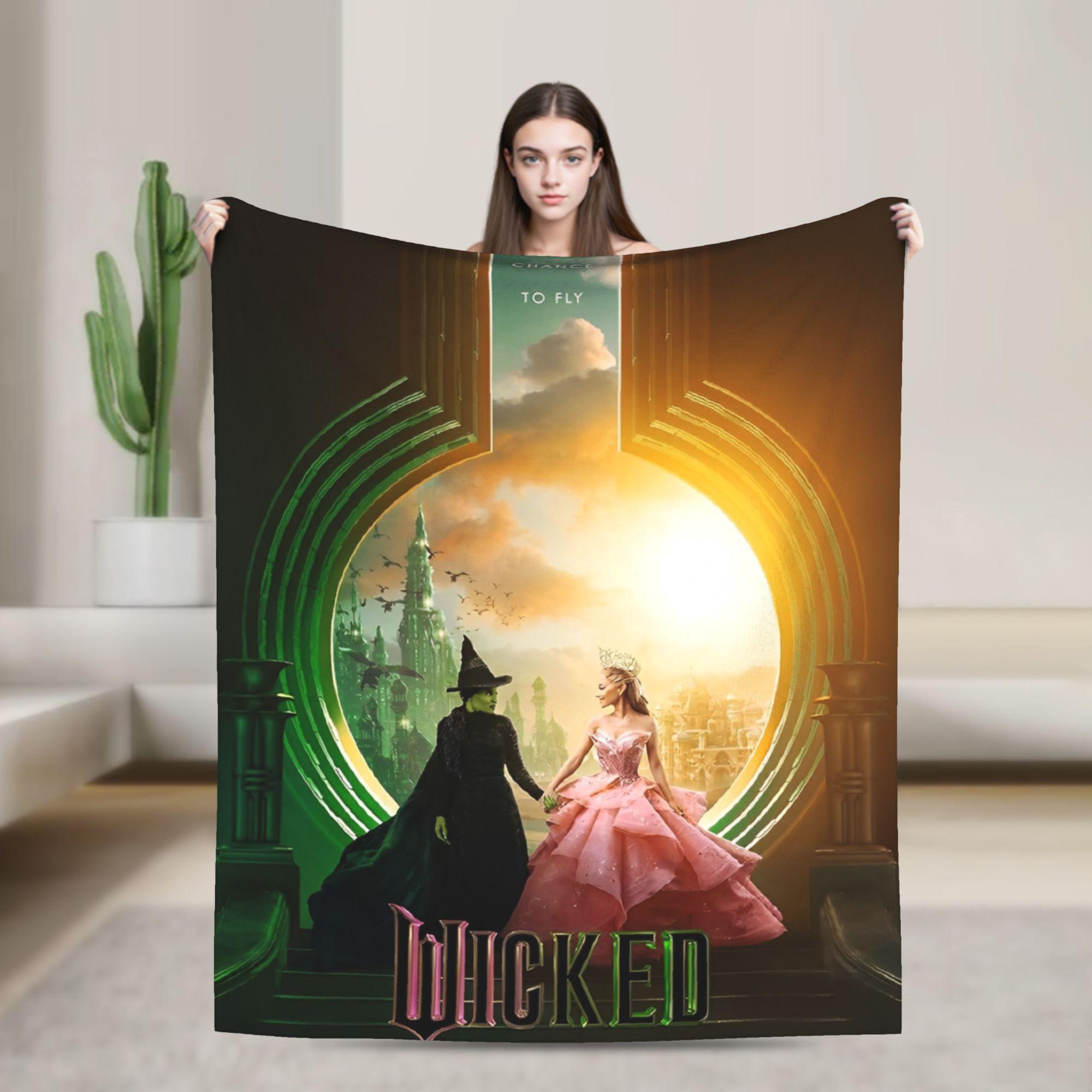 Blanket Travel Office Wicked Elphaba & Glinda Tonal Throw Blanket Flannel Bedspread For Couch Chair Street Trend Sofa Bed Cover 130x150cm
Blanket Travel Office Wicked Elphaba & Glinda Tonal Throw Blanket Flannel Bedspread For Couch Chair Street Trend Sofa Bed Cover 130x150cm