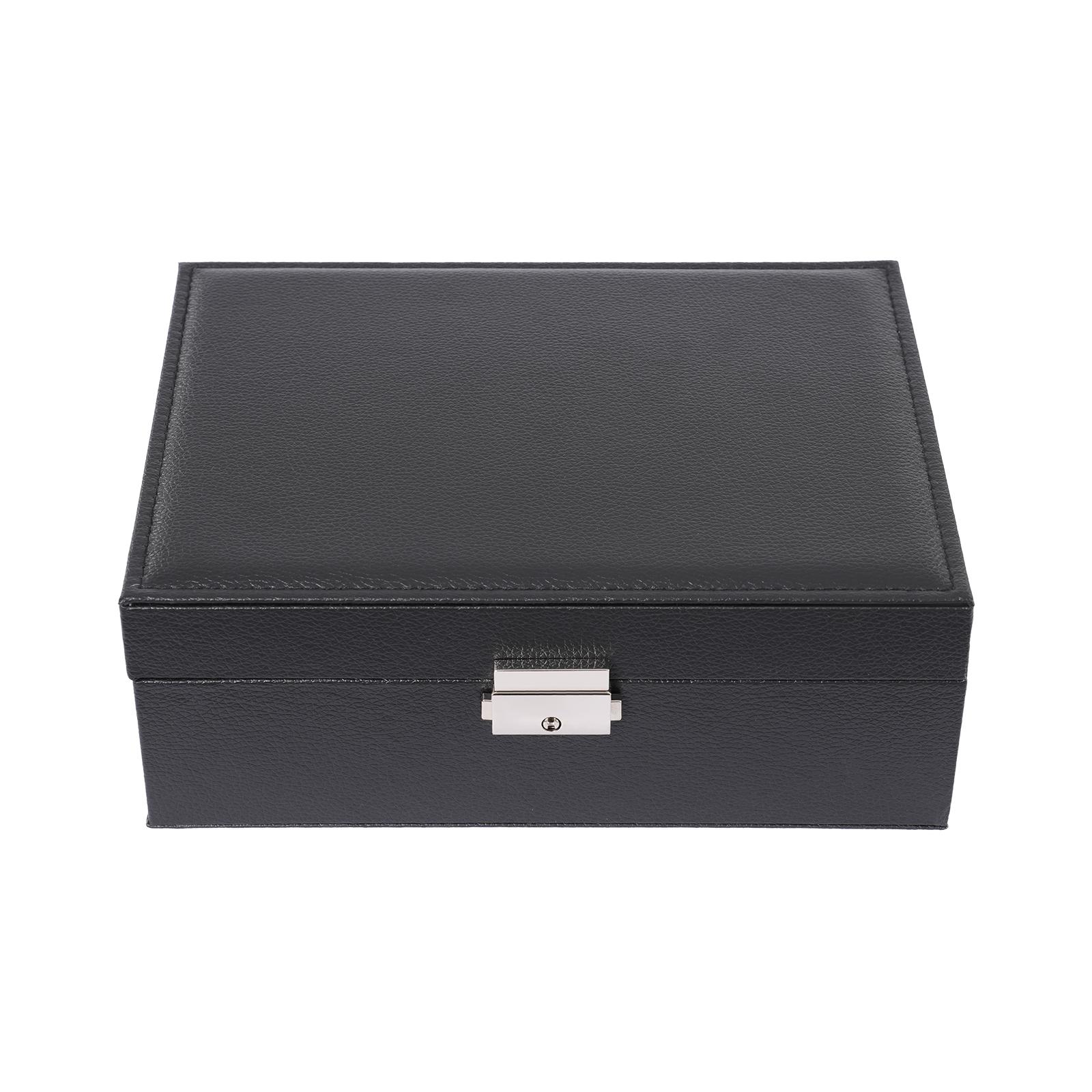 Small Jewelry Box Necklace Ring Storage Organizer Case Double Layer Travel Box Ideal Gift for Storing Rings, Earrings, Bracelets чорний
Small Jewelry Box Necklace Ring Storage Organizer Case Double Layer Travel Box Ideal Gift for Storing Rings, Earrings, Bracelets чорний