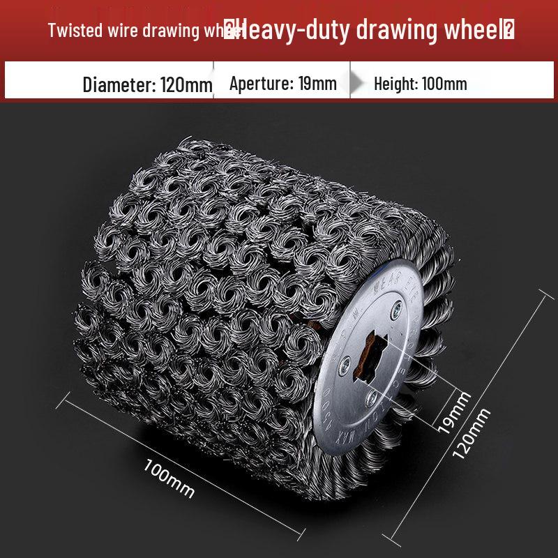 Yunduo Heavy-Duty Twisted Wire Brush Roller
Yunduo Heavy-Duty Twisted Wire Brush Roller