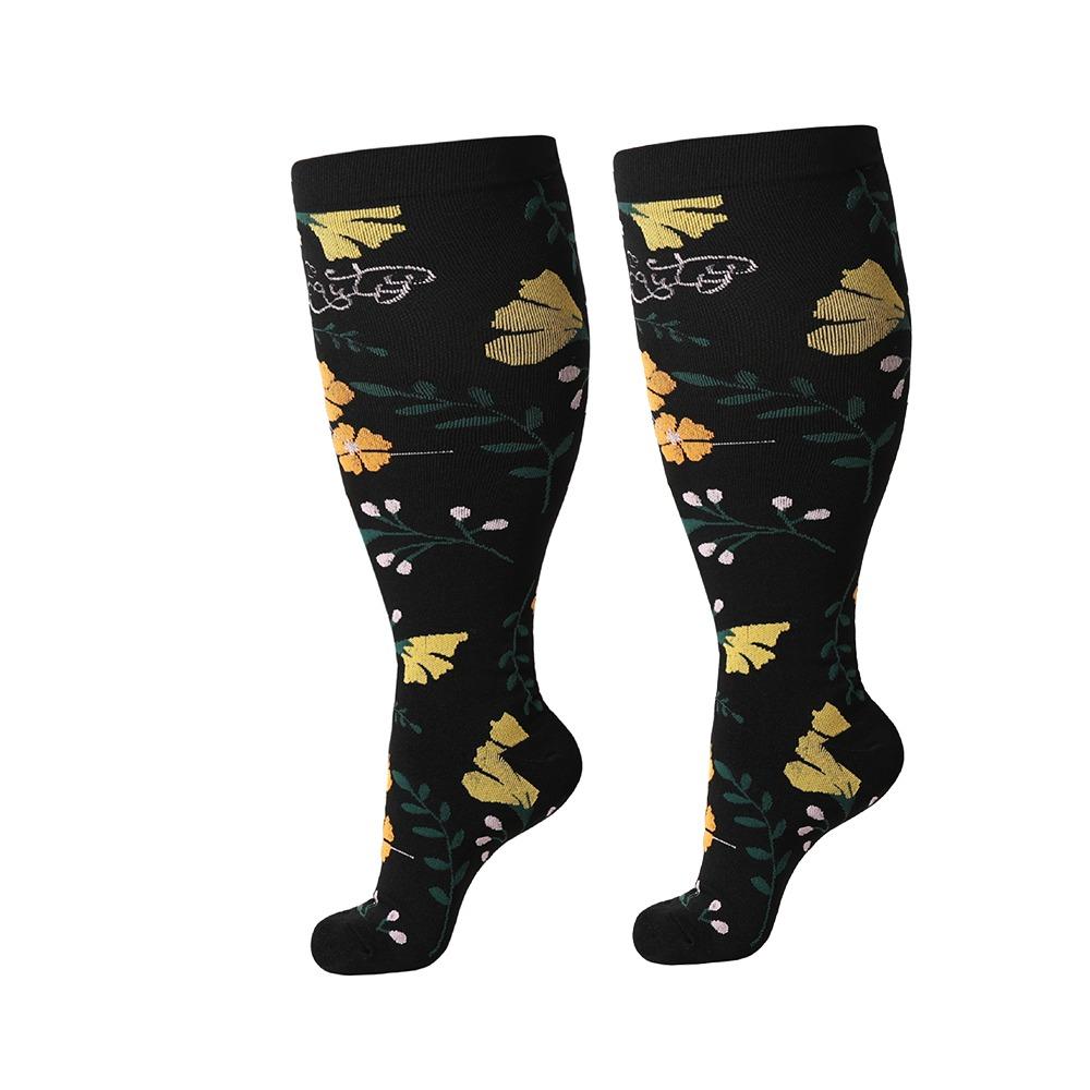 Flower Pattern Compression Socks Plus Size Calves Leg Stockings Varicose Vein Socks Marathon 2XL-Style 4
Flower Pattern Compression Socks Plus Size Calves Leg Stockings Varicose Vein Socks Marathon 2XL-Style 4